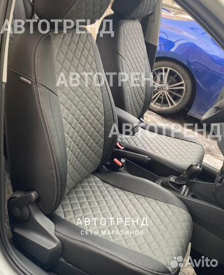 Чехлы из экокожи kia