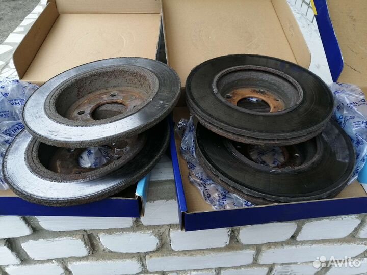 Тормозные диски kia rio 3, комплект