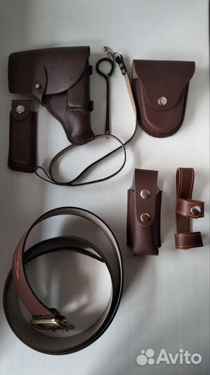 Амуниция из натуральной кожи