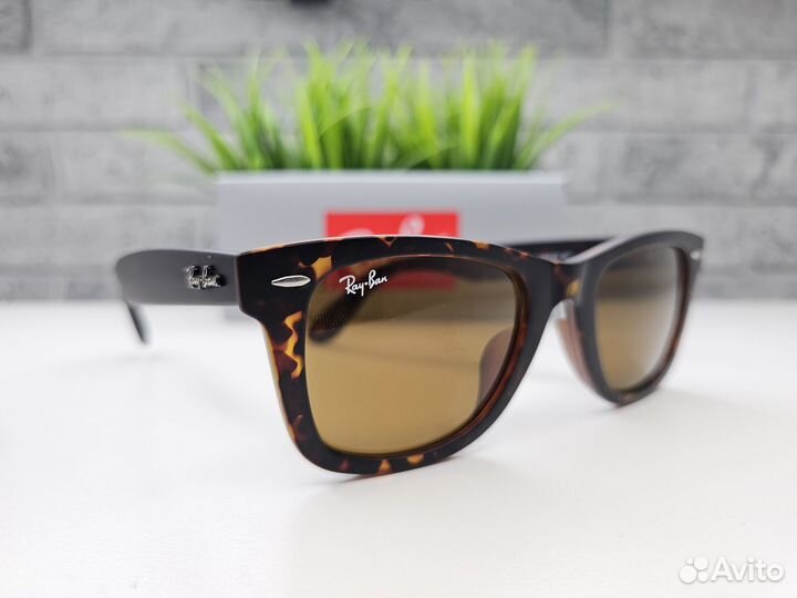 Очки Ray Ban Wayfarer 2140 902N6 Brown Leopard