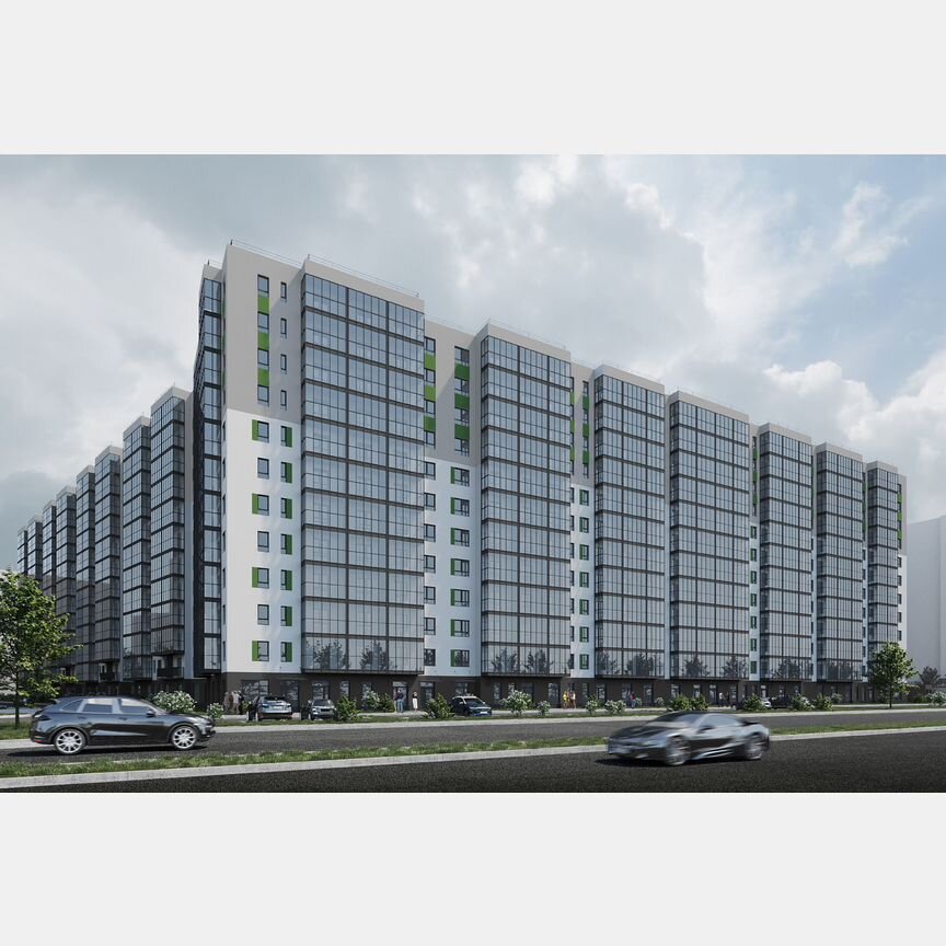 1-к. квартира, 36 м², 12/12 эт.