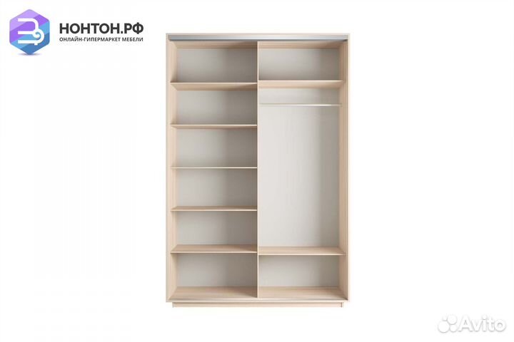 Шкаф-купе 2-х дверный Нонтон фото №1011 / дуб моло