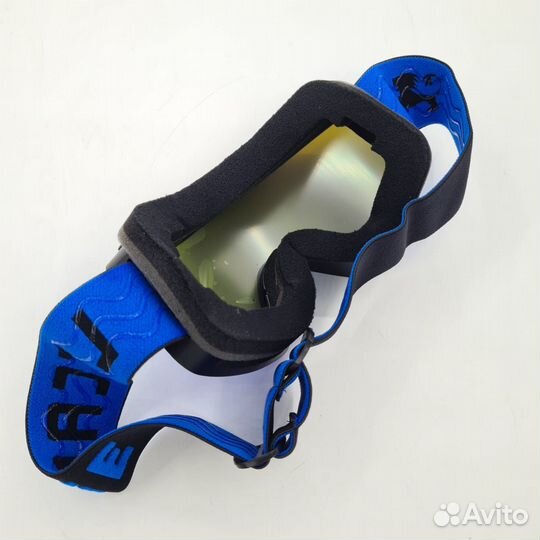 Очки детские горнолыжные, сноуборд, синие