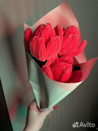 Букет из тюльпанов из проволки