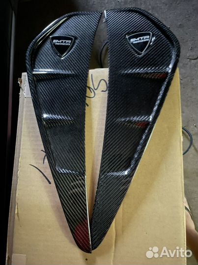 Mtr карбоновые накладки передних крыльев