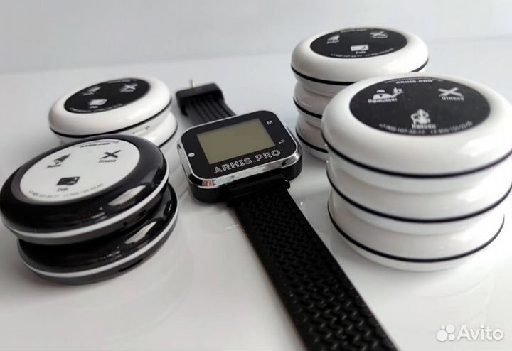 Кнопка вызова персонала, официанта, часы-пейджер