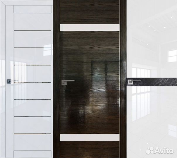 Глянцевая металлическая дверь с шумоизоляцией