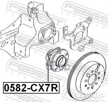 К-кт подшипника задней ступицы в сборе Mazda C