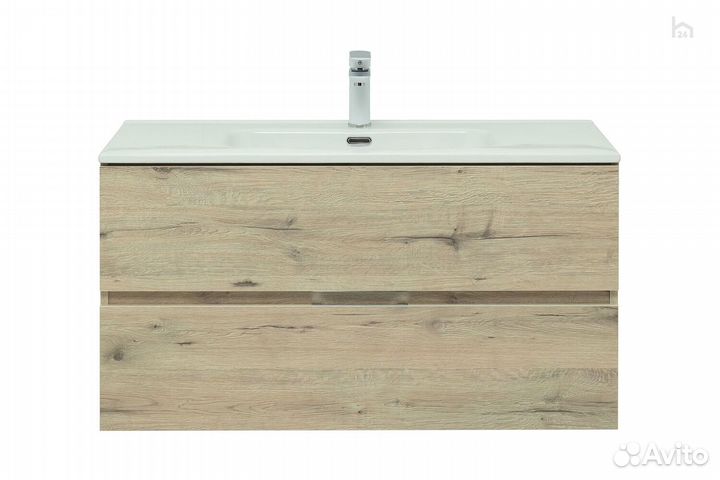 Тумба под раковину для ванной 100 (2 ящика) Алвита