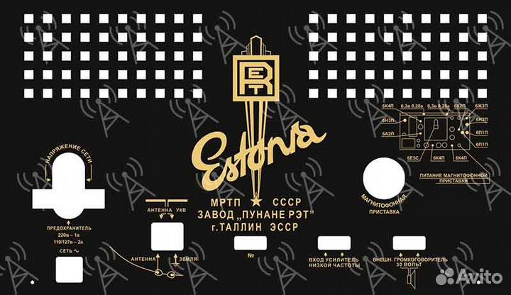 Задняя панель крышка Рига10; Эстония55; Эстония2