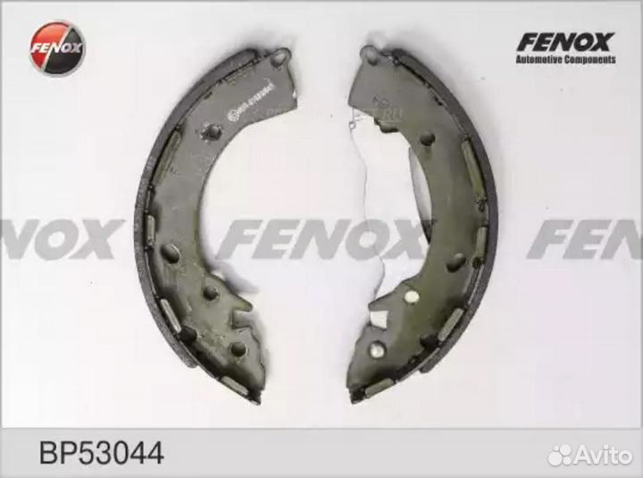Fenox BP53044 Колодки тормозные барабанные зад пра