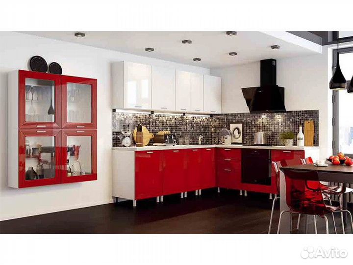 Кухня Монро тумба 8М1 корп белый фасад 8М1 монр