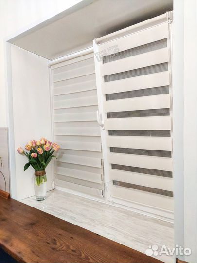 Жалюзи и рулонные шторы Янтарный