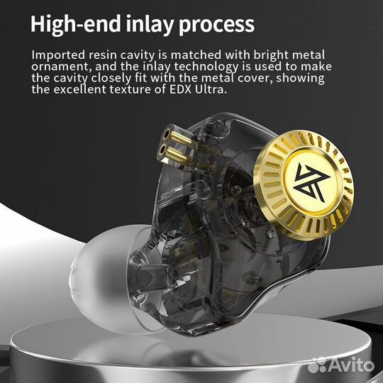 KZ EDX Ultra спортивные наушники Hi-Fi с шумоподав