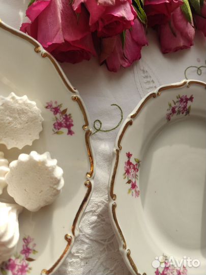 Тарелки Дулево 54 год фарфор винтаж