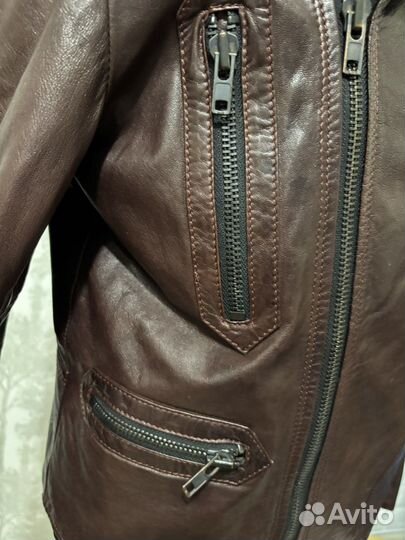 Кожаная куртка мужская Jorg Weber