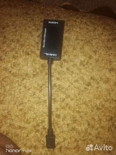 Переходник-адаптер MHL Micro-USB to hdmi