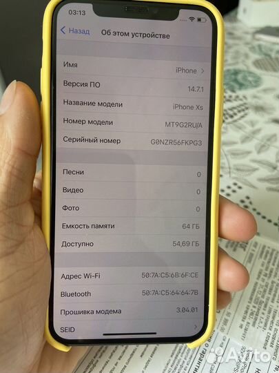 iPhone xs 64gb золотистый