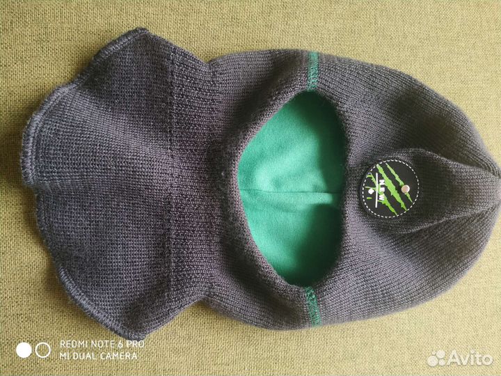 Шапка шлем для мальчика