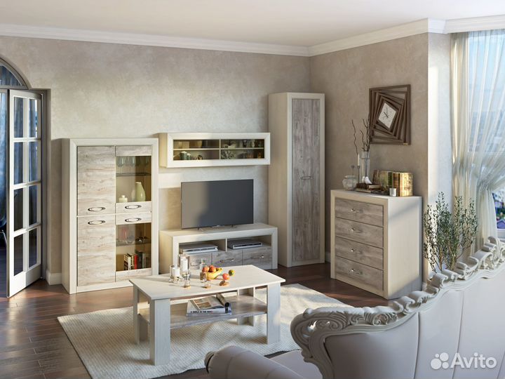 Шкаф-витрина Мартина 2-х створчатый