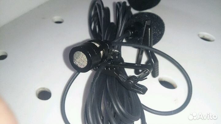 Микрофон петличный,стерео