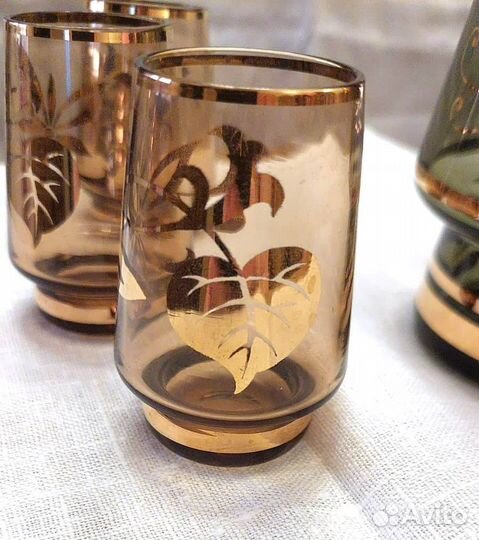 Ликеро - коньячный набор Bohemia glass Чехия