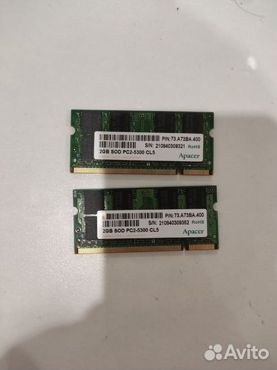 Оперативная память для ноутбука