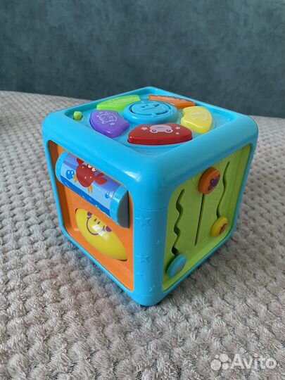 Развивающий кубик baby go со светом и музыкой