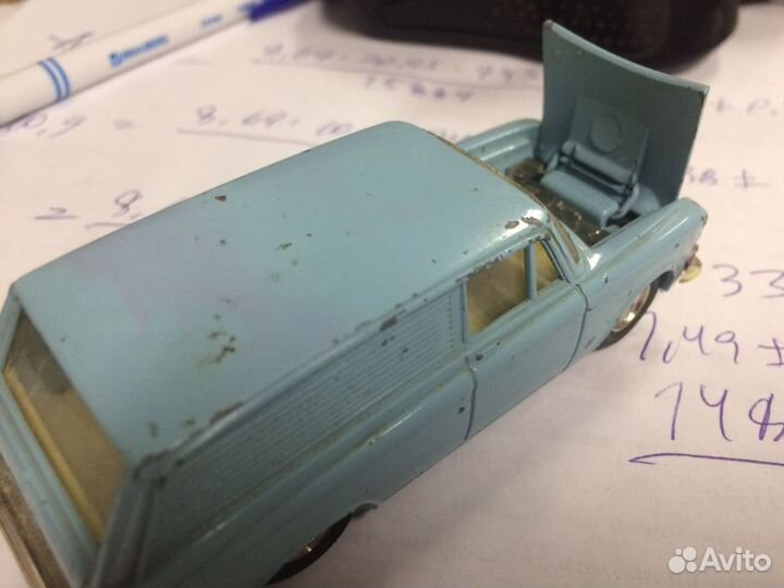 Модель автомобиля москвич номерной без ми, состоян