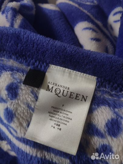 Плед и 2 подушки оригинал Alexander McQueen новые