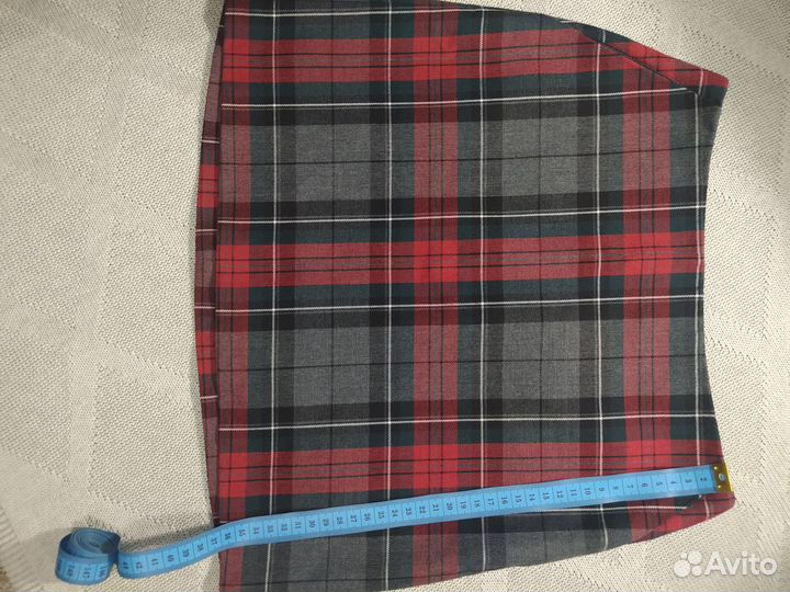 Юбка ASOS мини xs. В клетку