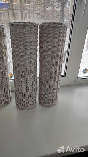 Ваза плетеная