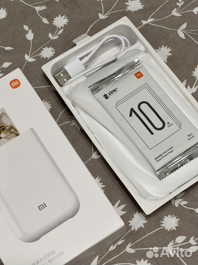 Фотопринтер моментальной печати Xiaomi (новый)
