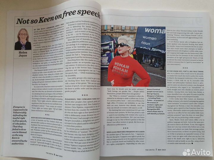 Британский журнал The Critic. Май 2023