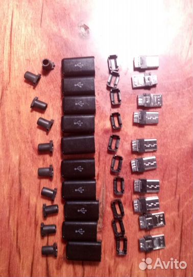 Micro USB 5PIN 10 шт. 6 мм