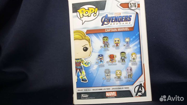 Funko Pop Капитан Марвел с короткими волосами