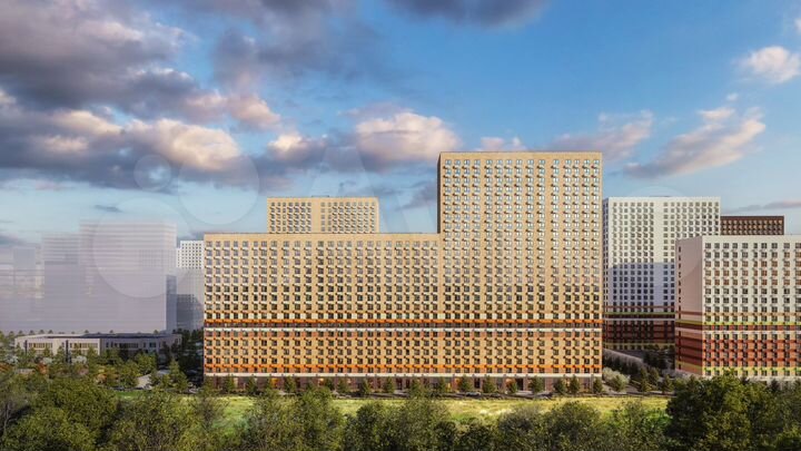 2-к. квартира, 55,3 м², 13/16 эт.