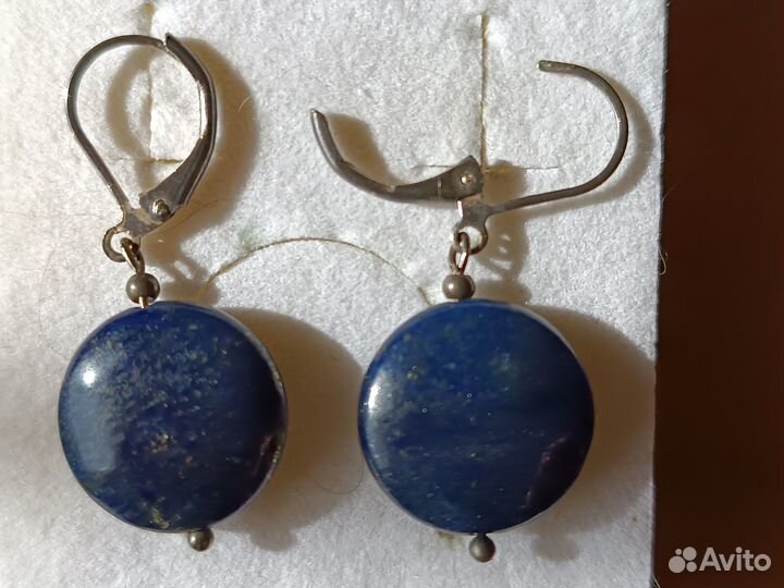 Серьги из натуральных камней
