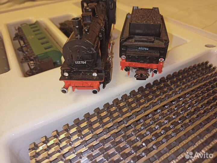 Железная дорога,набор Piko ГДР c паровозом BR55 H0