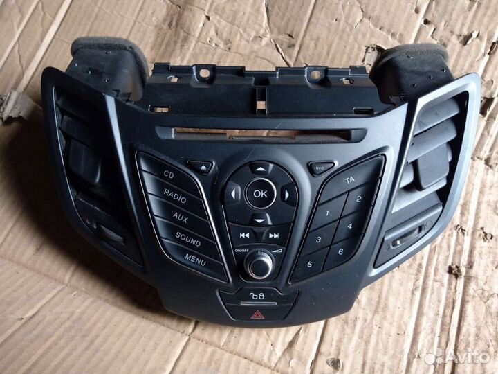 Ford fiesta mk6 магнитола штатная