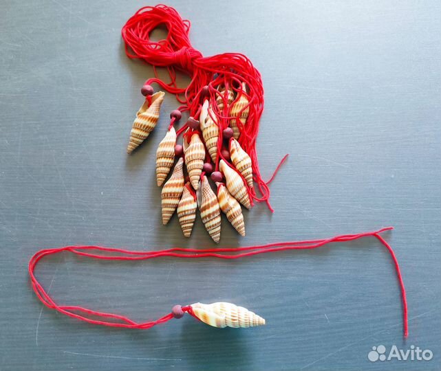 Кулон ракушка бижутерия творчество