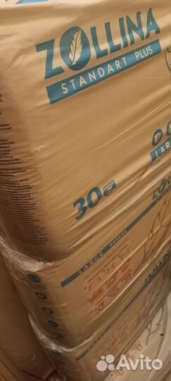 Памперсы для взрослых Zollna 6 упаковок, 3разм