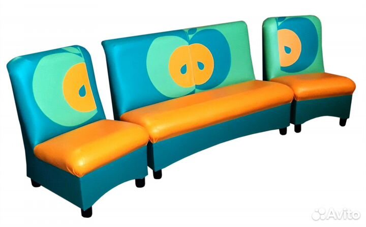 Комплект мягкой мебели для детей 