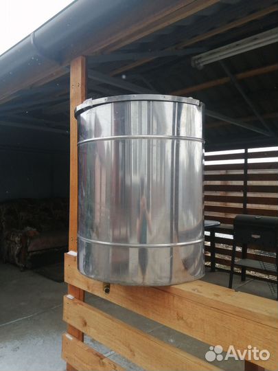Бак из нержавейки для бани 60 литров