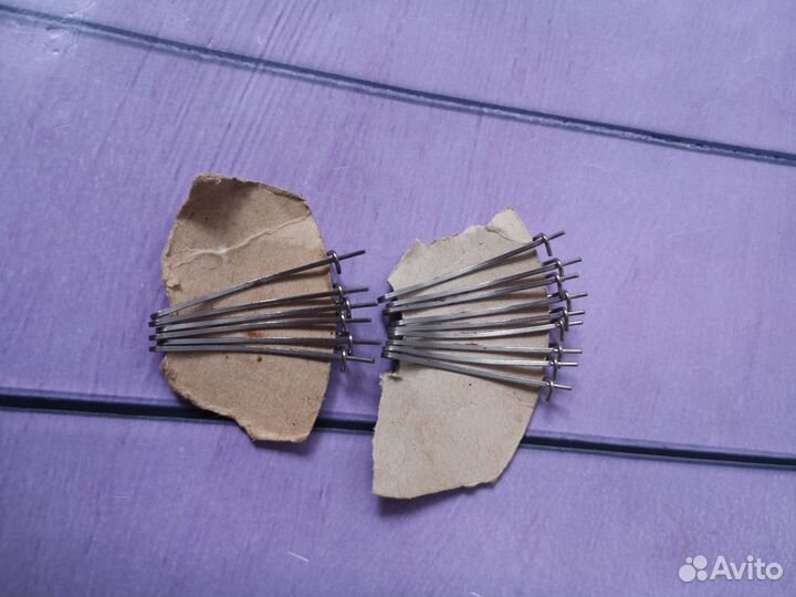 Зажим заколка для волос 15 шт. с застёжкой СССР