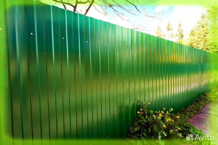 Забор из профнастила