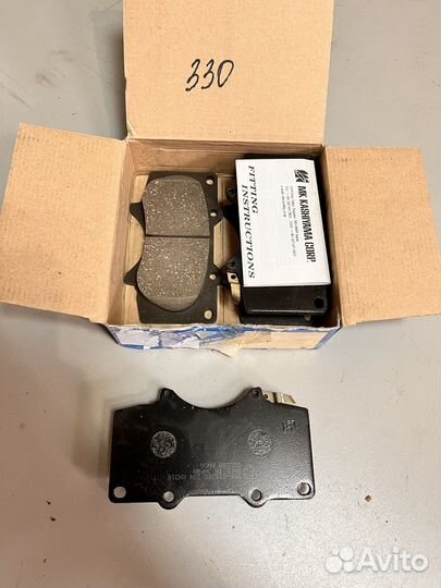 Колодки тормозные toyota LC 120 4.0/3.0D