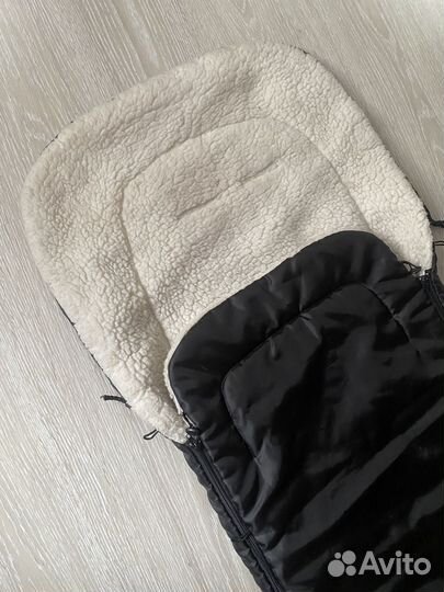 Конверт с овчиной в коляску