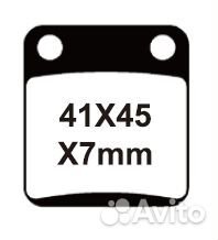 Kawasaki KX65 Тормозные колодки yongli Organic