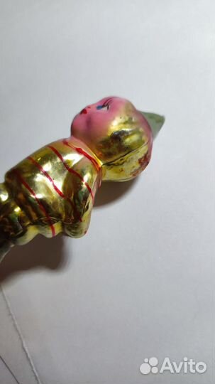 Ёлочная игрушка узбечка. Кот. Чиполлино